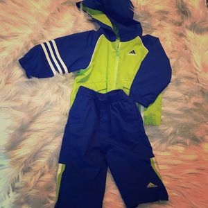 Adidas set size 12 months jacket and pants